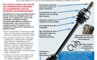 06/2018: Tendencias actuales del mercado de ejes de CV