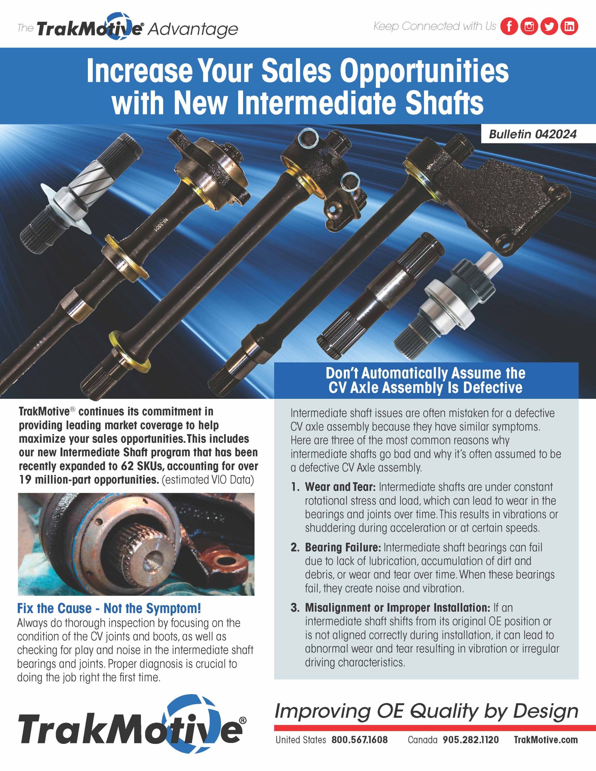 04/2024: TrakMotive Increase Intermediate Shaft Sales Opportunities