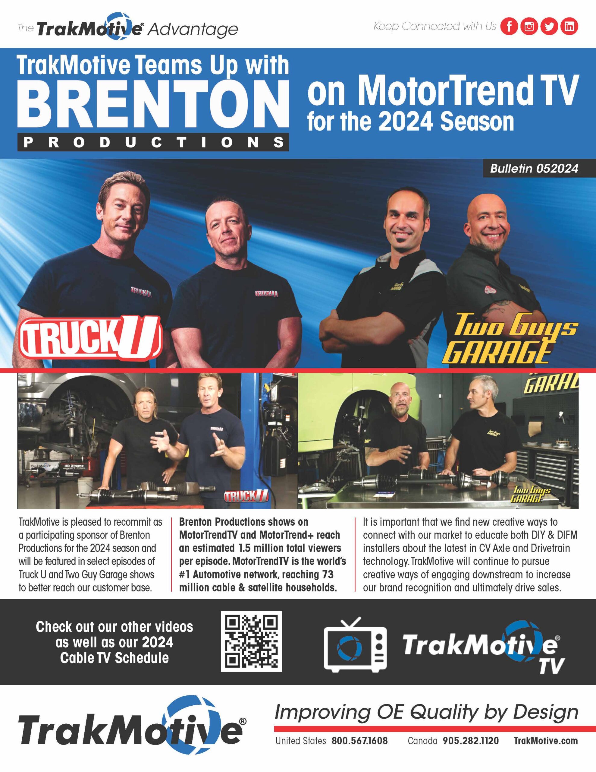 05/2024: TrakMotive Teams Up With Brenton Productions